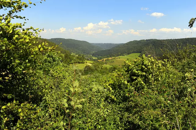 Blick über die Landschaft